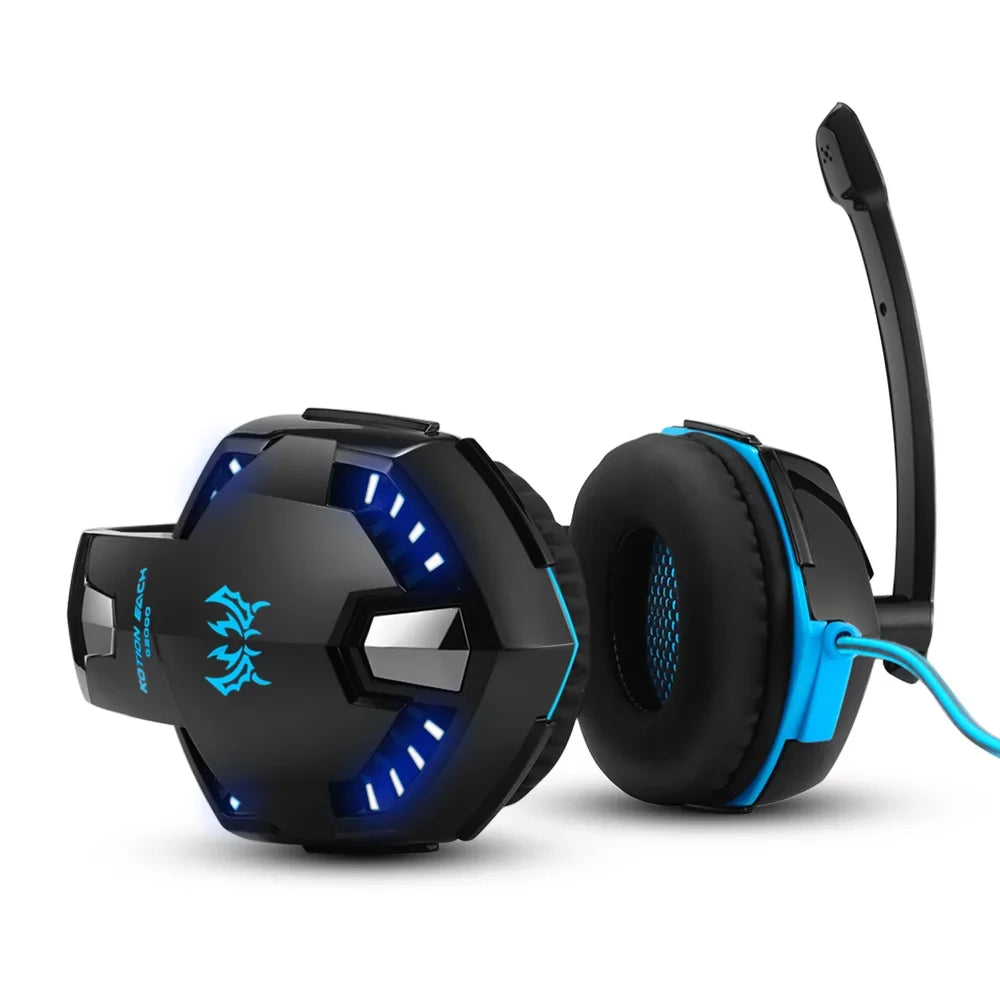 KOTION EACH KOTION EACH G2000 3.5mm Gaming Headset Noise Reduction for PC Mobile pc Smartphone with Audio Adapter Cable
