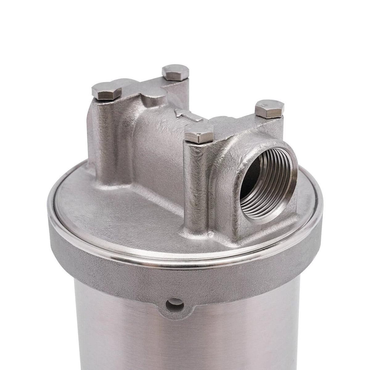 Fluid Filter Housing For 10" Cartridges 3/4" Npt 304 Stainless Steel Heavy Duty