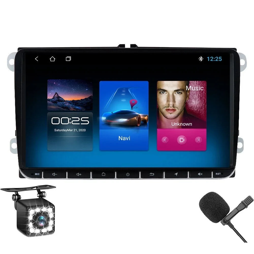 Fit VW Volkswagen Jetta Passat 9" 1280*720 IPS Android 12 Car Stereo Radio Carplay GPS 2+32GB