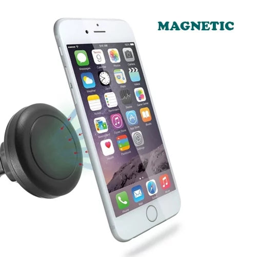 Magnetic Car Mount for Jitterbug Smart3 Phone - Holder Dash Windshield Rotating Strong Grip K1P Compatible With Lively Jitterbug Smart 3 Model