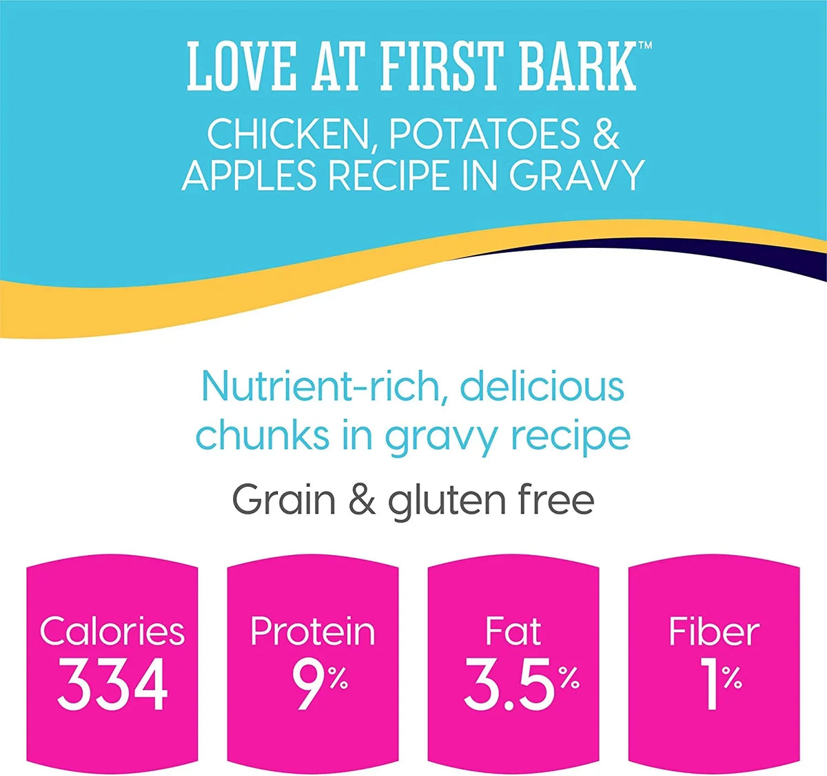 Solid Gold Wet Puppy Food - Made with Real Natural Chicken for Puppies - Love at First Bark Grain Free Canned Dog Food for Gut Health, Immune Support and Soft Skin & Coat