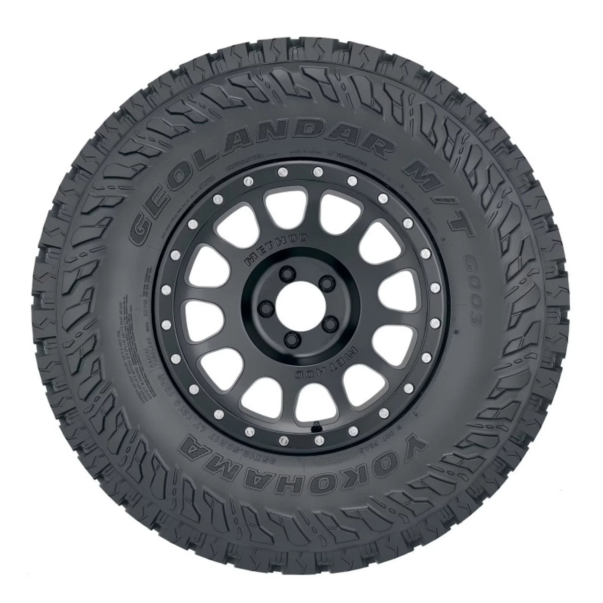 Yokohama Geolandar M/T 35X12.50R15/6 113Q BW Mud Terrain Tire