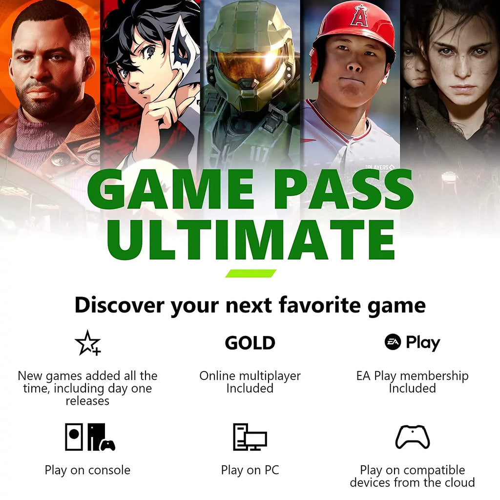 Xbox Series S 512GB All-Digital Holiday Bundle Console with Game Pass Ultimate: 3 Month Membership