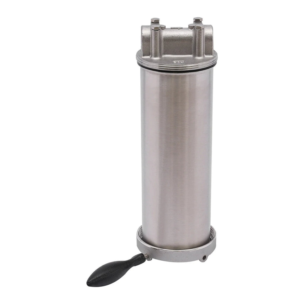 Fluid Filter Housing For 10" Cartridges 3/4" Npt 304 Stainless Steel Heavy Duty