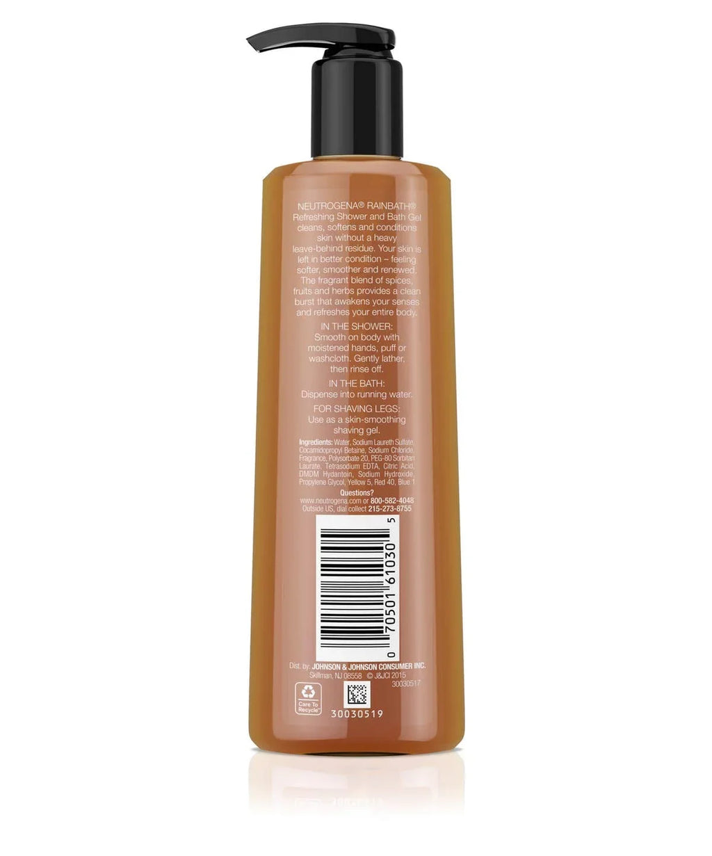 Neutrogena Rainbath 8.5 Ounce Shower & Bath Gel (250ml) (3 Pack)