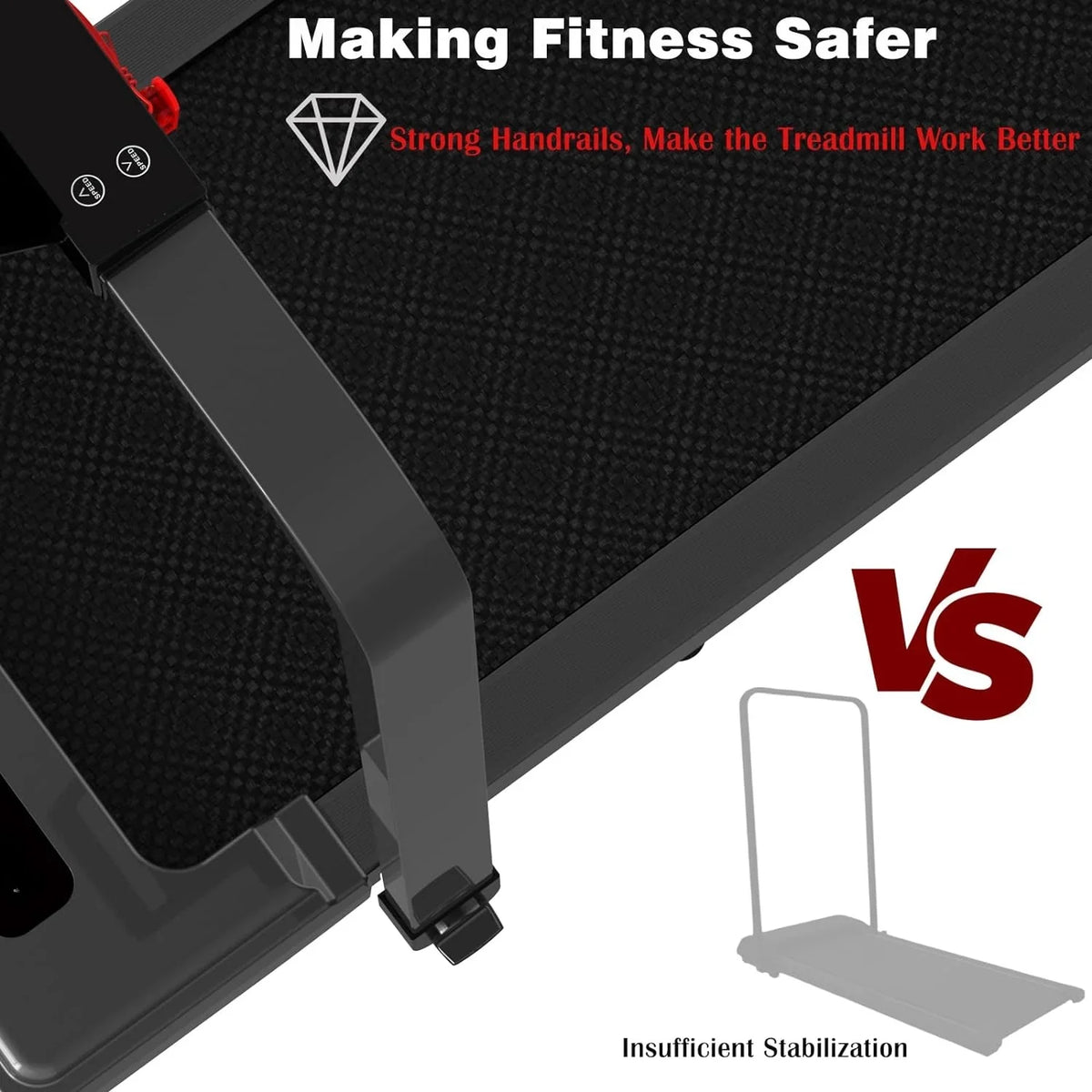 Walking Pad Treadmill, Under Desk Treadmill, Stable and Tough 300 Lb Capacity Treadmills for Home Small, Installation-Free with Remote Control
