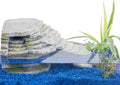 Penn-Plax Reptology Crystal-Falls Tiered Fluid Filtration System for Turtles and Amphibians, Gray