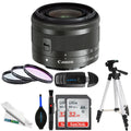 EF-M 15-45mm f/3.5-6.3 IS STM Lens (Graphite) - DealExpo Advanced Bundle