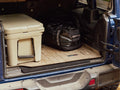 WeatherTech Cargo Trunk Liner with Bumper Protector compatible with 2019-2023 Jeep Cherokee - Behind 2nd Row Seating With Bumper Protector, Tan