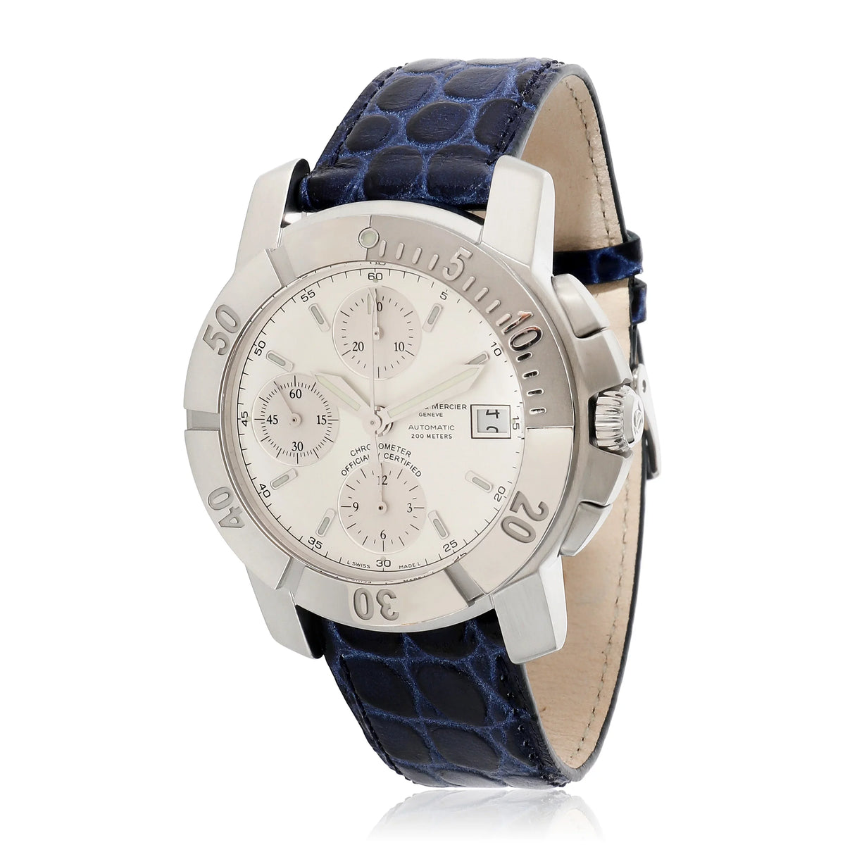 Baume & Mercier Capeland Chrono 65366 Men's Watch in Stainless Steel Pre-Owned