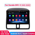AWESAFE Carplay Car Stereo Radio for Honda CRV 2001 2002 2003 2004 2005 2006,1+32GB 9 Inch Touch Monitor with Android Auto GPS Navigator Bluetooth WiFi FM Radio Mirror Link
