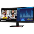 ThinkVision P34w-20 34" Class UW-QHD Curved Monitor LCD Monitor, 21:9, Raven Black