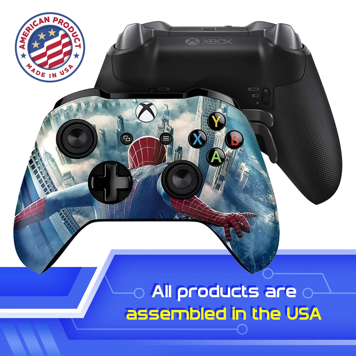 DreamController Original Wireless Custom Xbox One Controller - Xbox One Custom Controller Works with Xbox One S/Xbox One Mobile pc with Windows 10, Custom Anti-Slip Gaming Controller with Bluetooth